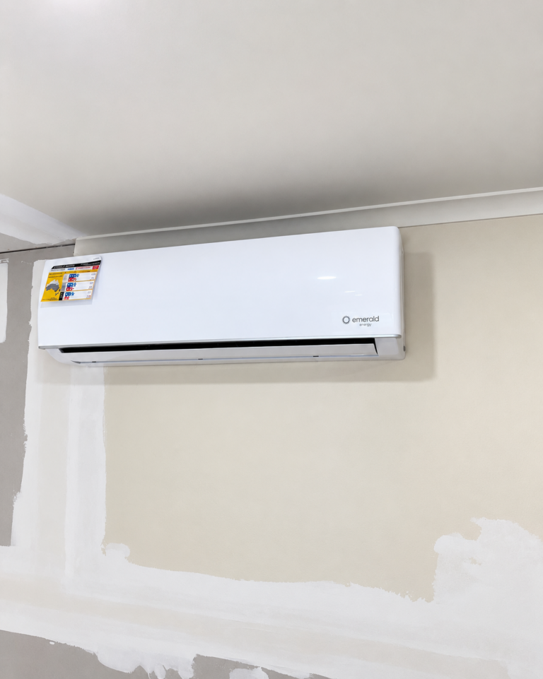 Residential split system installation by Task Trades