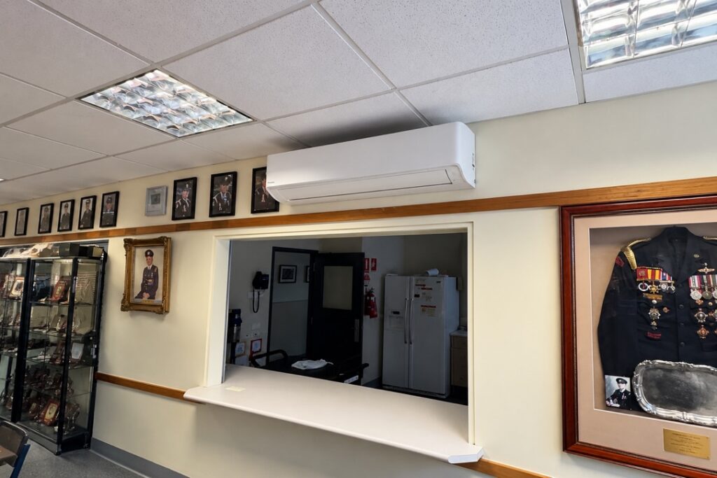 Commercial split system installation by Task Trades