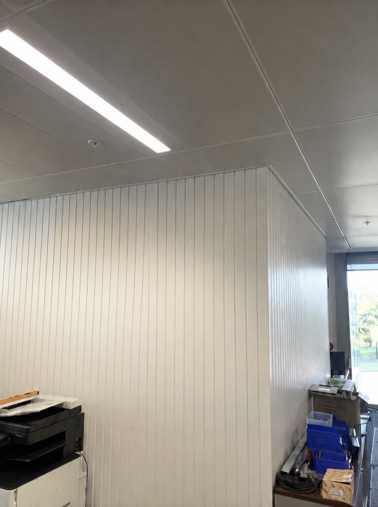 LED lighting in an office