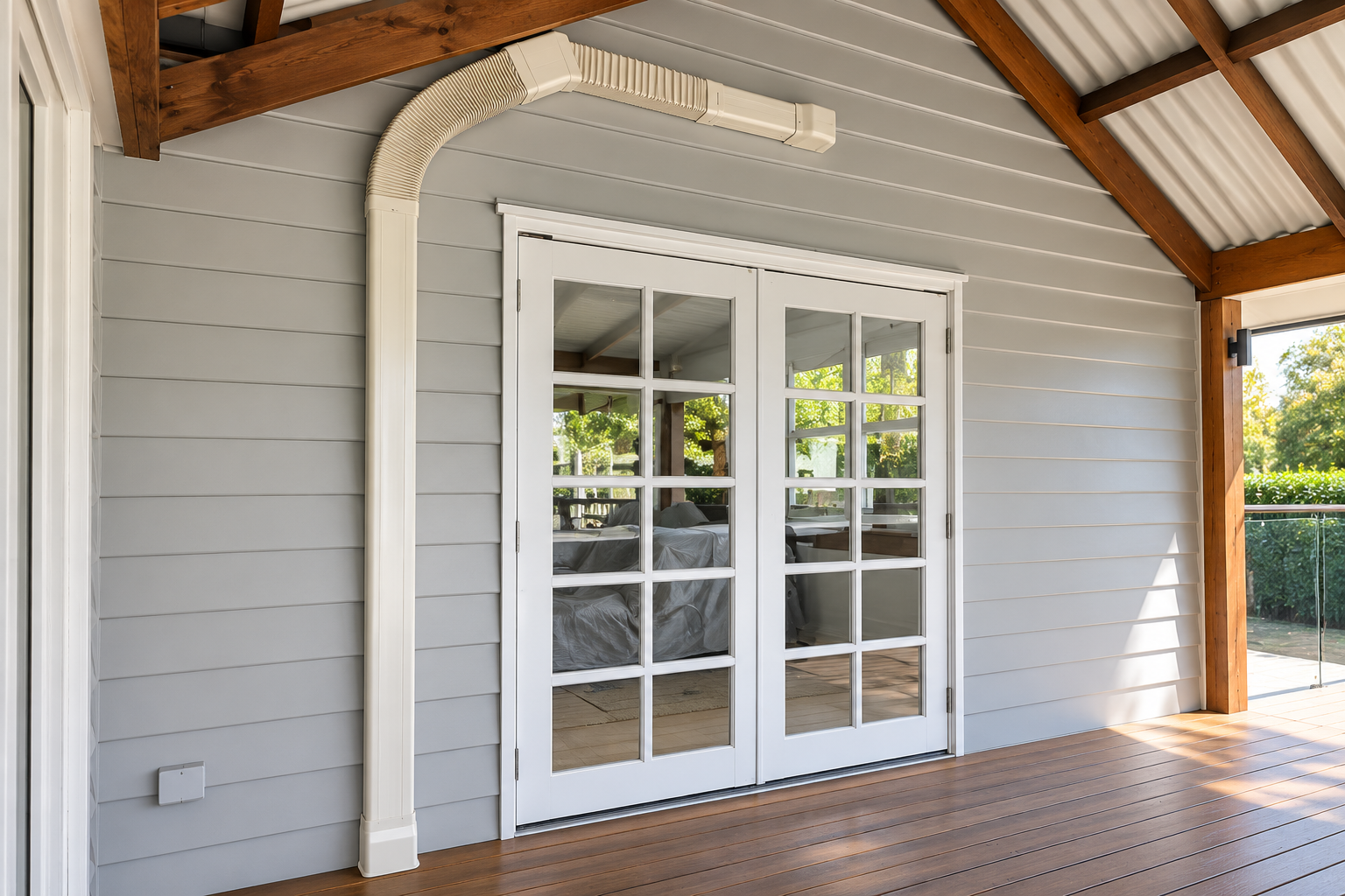 Residential split system installation by Task Trades