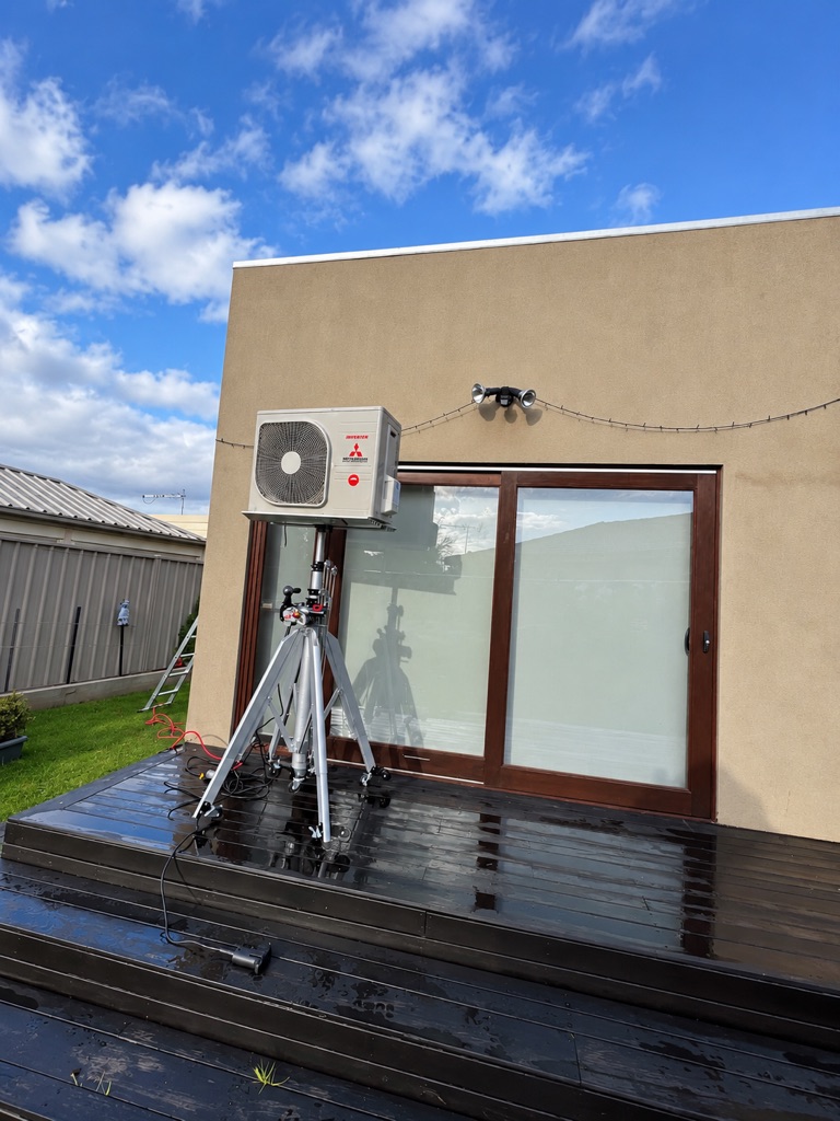 Residential split system installation by Task Trades