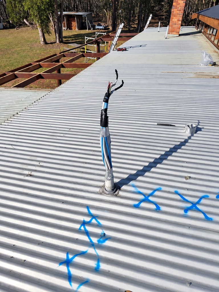 Residential split system installation by Task Trades