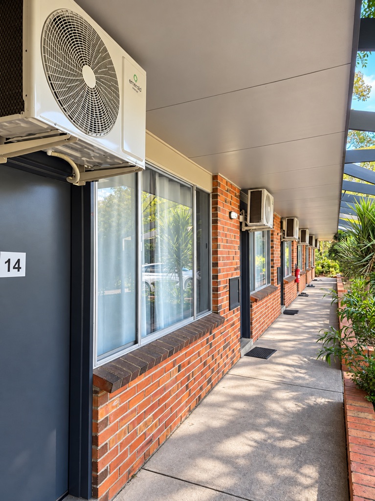 Split system installation at a motel by Task Trades