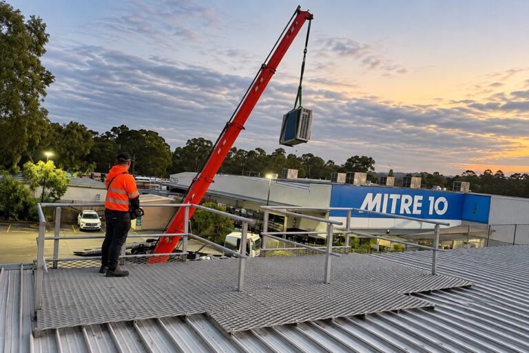Commercial split system installation by Task Trades