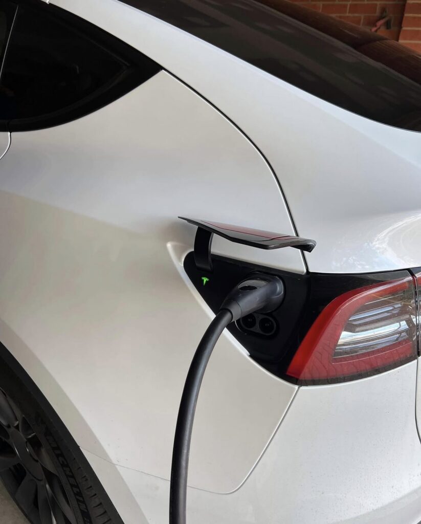 Electric car charging from a home EV charger